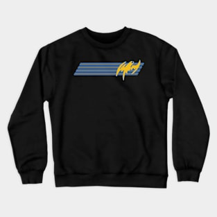 Quick Change Bruce- Blue + Grey 03 Crewneck Sweatshirt